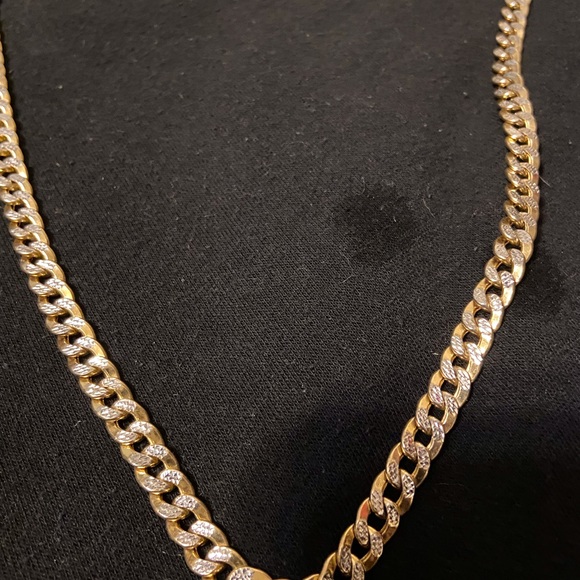Cuban Link Miami style 10K 417 Stamped 22” length - Picture 3 of 16